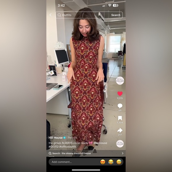 ISO Hill House Sloane Dress - Picture 3 of 7